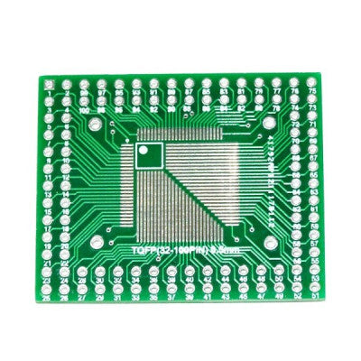 An TQFP32/44/64/80/100 to DIP PCB Board Converter Adapter