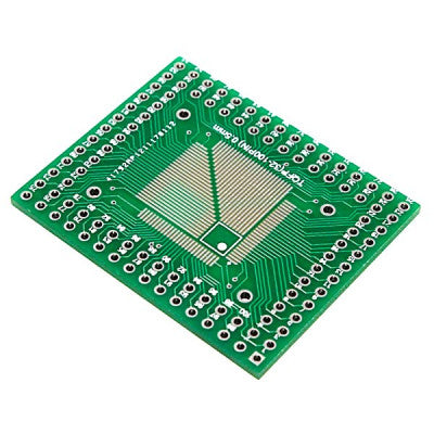 An TQFP32/44/64/80/100 to DIP PCB Board Converter Adapter