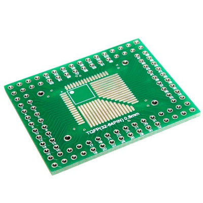 An TQFP32/44/64/80/100 to DIP PCB Board Converter Adapter