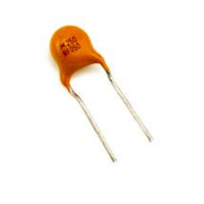 An TRF250-050 250V 50mA Tyco Raychem PPTC Resettable Fuse