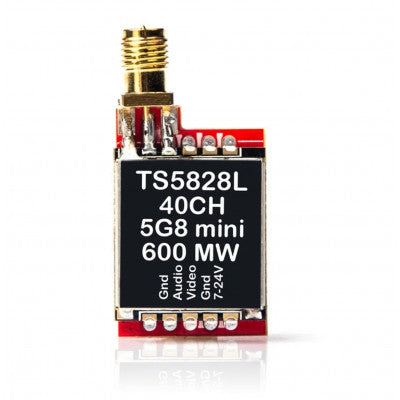 An TS5828L 5.8G 600MW 40CH Transmitter with Antenna