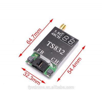 An TS832 48Ch 5.8G 600mW Wireless Audio/Video Transmitter for FPV RC