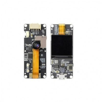 An TTGO OV2640 1.3 Inch T-Camera Plus Fish-eye Lens Rear Camera Module with MPU6050