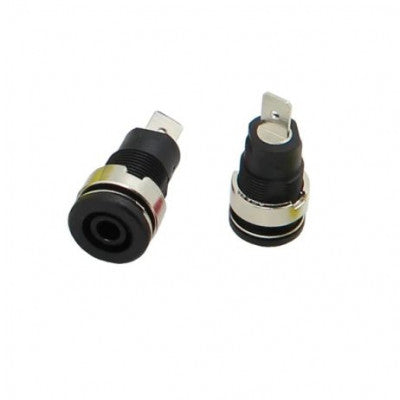An Type: A Black 4mm Banana Plug Jack Socket 1KV/MAX 32A
