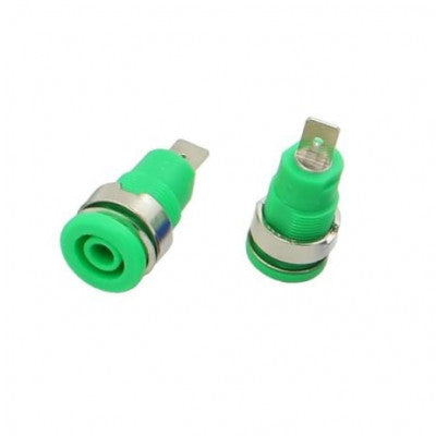 An Type: A Green 4mm Banana Plug Jack Socket 1KV /MAX 32A