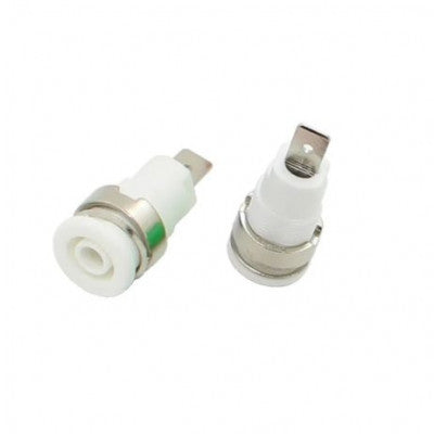 An Type: A White 4mm Banana Plug Jack Socket 1KV /MAX 32A