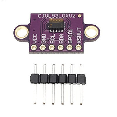 An Unsoldered GYVL53L0XV2 Laser Ranging ToF Sensor Module Serial PWM