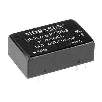 An URA2405ZP-6WR3 Mornsun 24V to ±5V DC-DC Converter 6W Power Supply Module - DIP Package