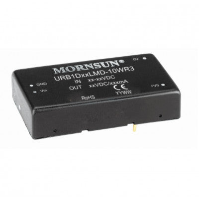 An URB1D05LMD-10WR3 Mornsun 110V to 5V DC-DC Converter 10W Power Supply Module - Horizontal DIP Package