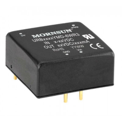 An URB2403YMD-6WR3 Mornsun 24V to 3.3V DC-DC Converter 6W Power Supply Module - DIP Package