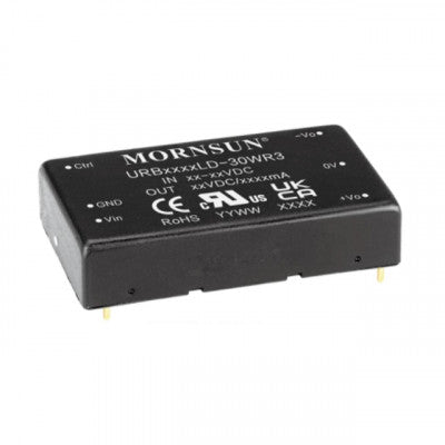 An URB2405LD-30WR3 Mornsun 24V to 5V DC-DC Converter 30W Power Supply Module - Horizontal DIP Package