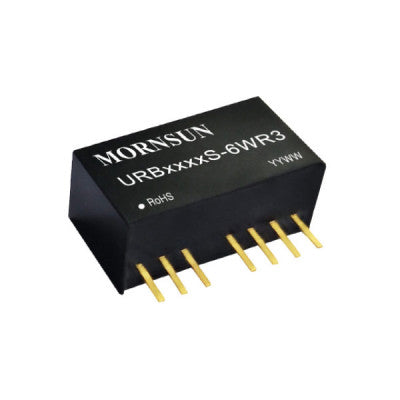 An URB2405S-6WR3 Mornsun 24V to 5V DC-DC Converter 6W Power Supply Module - Compact SIP Package