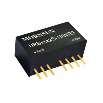 An URB2415S-10WR3 Mornsun 24V to 15V DC-DC Converter 10W Power Supply Module - Compact SIP Package