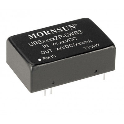 An URB4805ZP-6WR3 Mornsun 48V to 5V DC-DC Converter 6W Power Supply Module - DIP Package