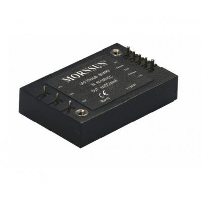An URF1D05QB-50WR3 Mornsun 110V to 5V DC-DC Converter 50W Power Supply Module - Horizontal DIP Package