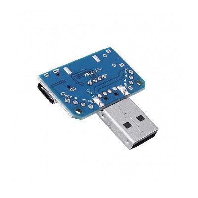 An USB Adapter Board Male To Female Adapter Micro USB/Type-C Interface 4P 2.54mm