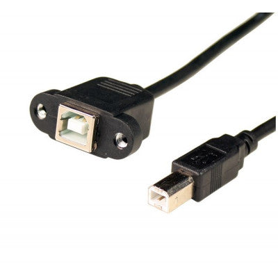 An USB B to B Male - Female Extension Cable