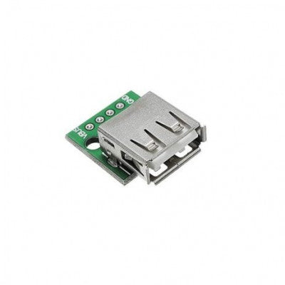 An USB Female to 2.54mm Breakout Board with Direct 4P Adapter Board