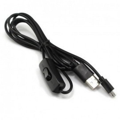 An USB to Micro USB Cable 1.5 Meter Black With ON/OFF Switch Power Control For Raspberry Pi