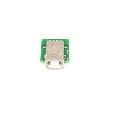 An USB Type-B Female Head to DIP 4 pin Breakout PCB Module