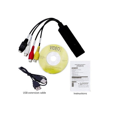 An USB2.0 Audio Video Capture Card Adapter VHS To DVD Video Capture Converter