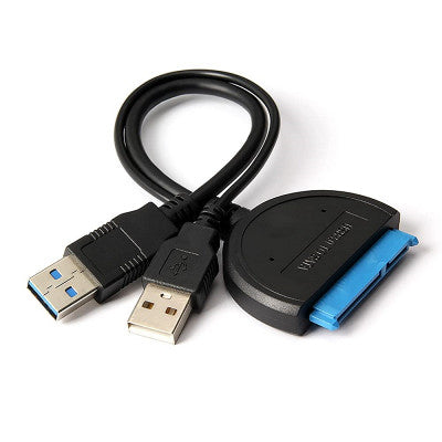 An USB3.0 to SATA 2.5 Inch External Hard Disk Data Cable with USB Power Supply