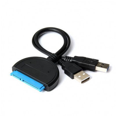 An USB3.0 to SATA 2.5 Inch External Hard Disk Data Cable with USB Power Supply