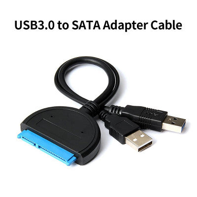 An USB3.0 to SATA 2.5 Inch External Hard Disk Data Cable with USB Power Supply