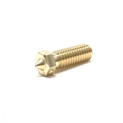 An V6 Volcano Brass Length Extruder Nozzle - 1.75mm x 0.60mm