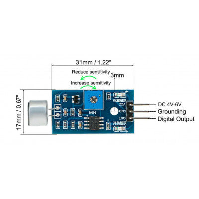 An Voice Sound Detection Sensor Module