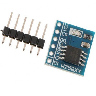 An W25Q128 128Mbit 16Mbyte Capacity Flash Storage Module