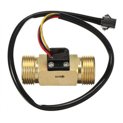 An 3/4 inch Brass Water Flow Sensor - SEN-HZ43WB