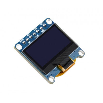 An Waveshare 0.96inch OLED Display Module 128x64 Resolution SPI / I2C Communication
