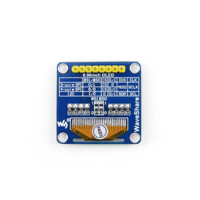 An Waveshare 2.44 cm (0.96 Inch) OLED Display (B) Module