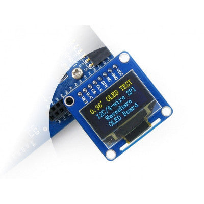 An Waveshare 2.44 cm (0.96 Inch) OLED Display (B) Module