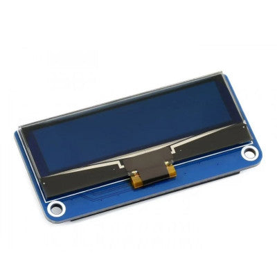 An Waveshare 128×32 2.23inch OLED Display HAT for Raspberry Pi