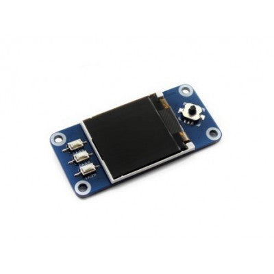 An Waveshare 128x128, 1.44inch LCD display HAT for Raspberry Pi