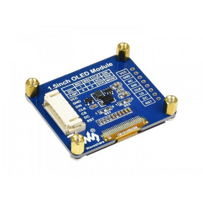 An Waveshare 1.5 inch 128x128 General OLED Display Module