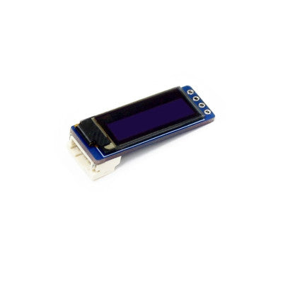 An Waveshare 0.91 inch 128x32 General OLED Display Module