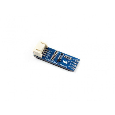 An Waveshare 0.91 inch 128x32 General OLED Display Module