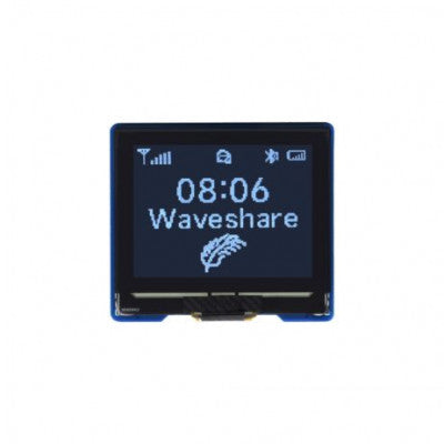 An Waveshare 1.32inch OLED Display Module, 128x96 Resolution, 16 Gray Scale, SPI / I2C Communication