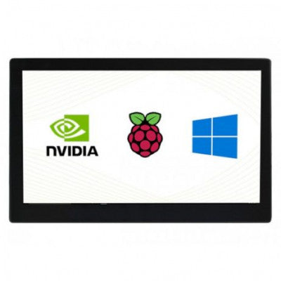 An Waveshare 13.3 inch Capacitive Touch Screen LCD with Case, 1920x1080, HDMI, IPS