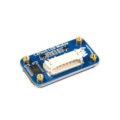 An Waveshare 1.47inch LCD Display Module, Rounded Corners, 172x320 Resolution, SPI Interface