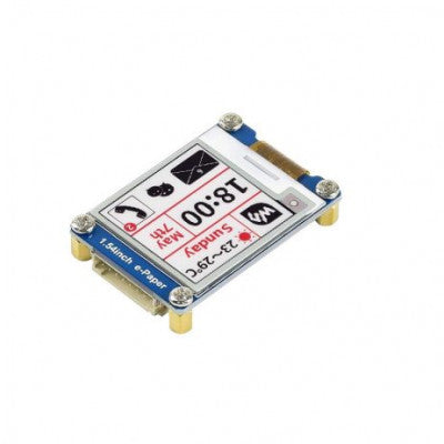 An Waveshare 1.54inch 152×152 Yellow/Black/White Three-Color E-Ink Display Module