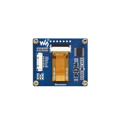 An Waveshare 1.54inch OLED Display Module, 12864 Resolution, SPI / I2C Communication blue