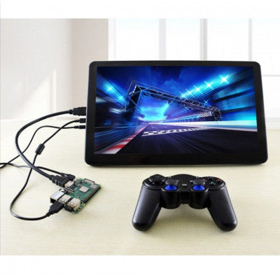 An Waveshare 15.6inch Capacitive Touch Screen LCD (H) with Case 1920x1080 HDMI IPS Various Systems Support (Without Power Adapter)