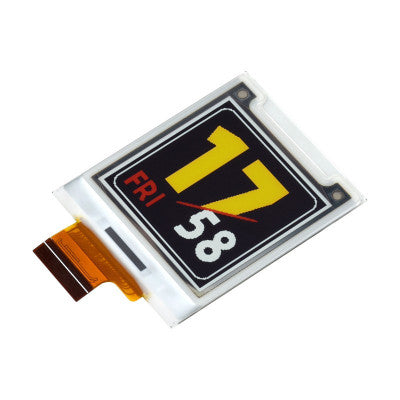 An Waveshare 1.64inch square E-Paper (G) Display 168168 Red/Yellow/Black/White
