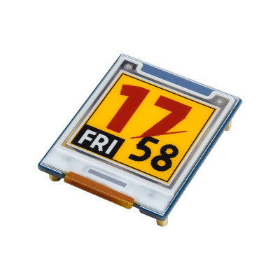 An Waveshare 1.64inch square E-Paper Module (G) 168x168 Red/Yellow/Black/White