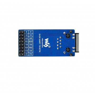An Waveshare 2-CH UART To Ethernet Converter, Serial Port Transparent Transmission Module