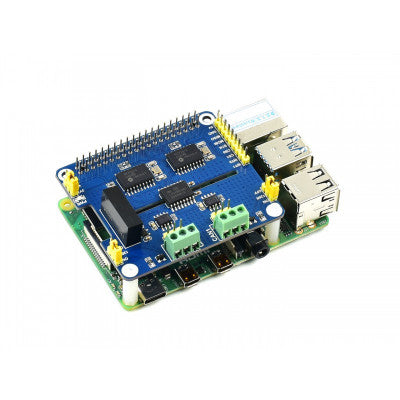 An Waveshare 2-Channel Isolated CAN Expansion HAT for Raspberry Pi, Dual Chips Solution